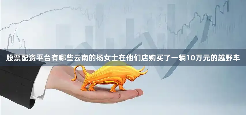 股票配资平台有哪些云南的杨女士在他们店购买了一辆10万元的越野车